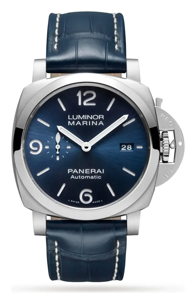 Panerai Luminor Marina 44mm PAM01313, reference PAM01313, blue dial, stainless steel case